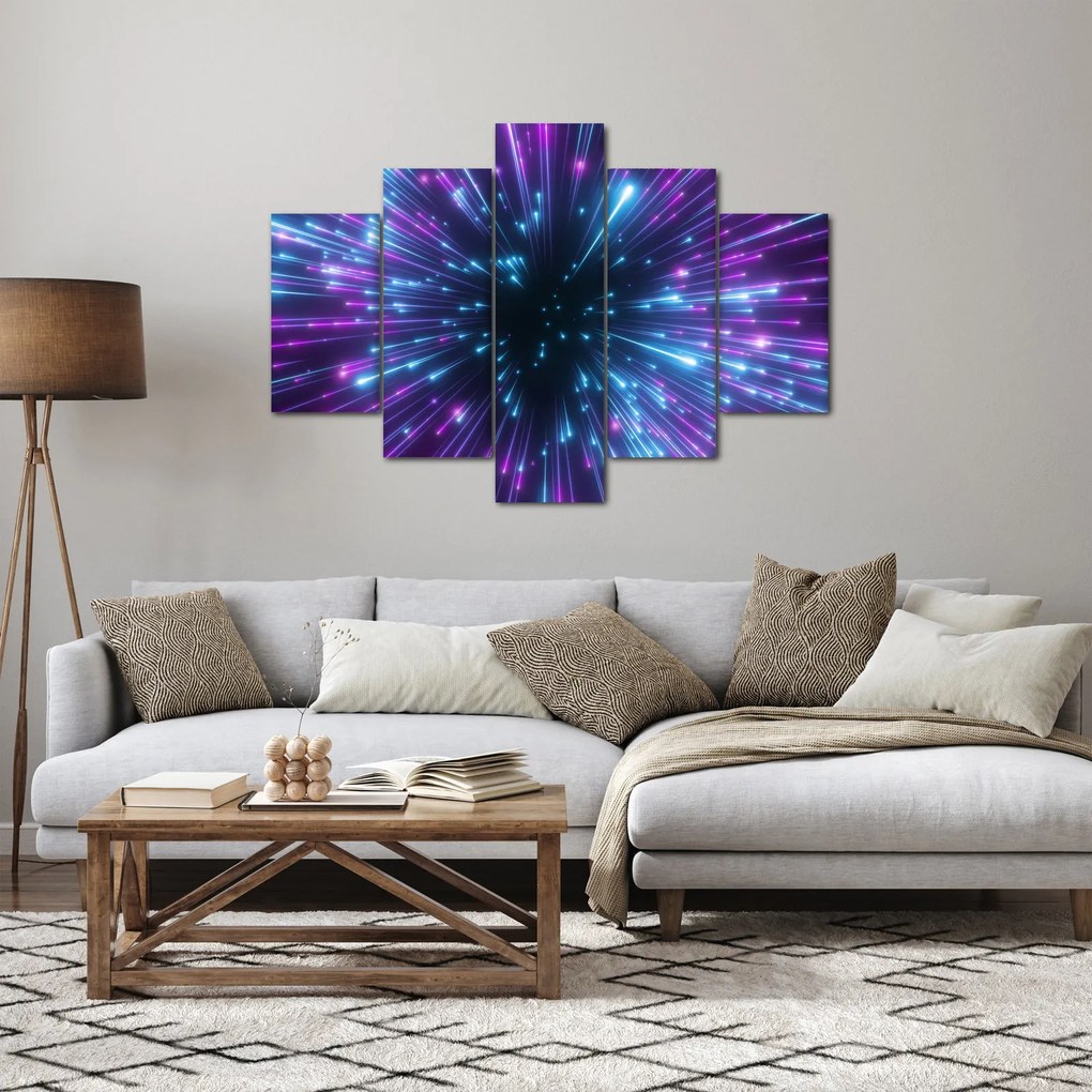 Tablou - Spațiu neon (150x105 cm)
