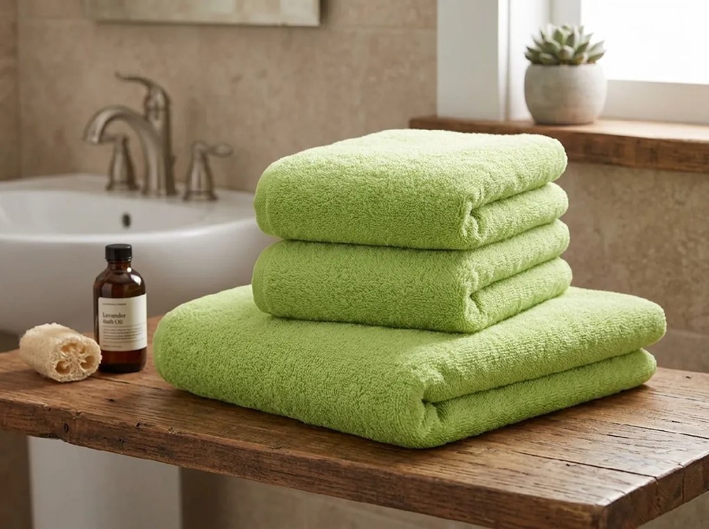 Prosop NORIELLE 70x140 cm verde, 100% bumbac