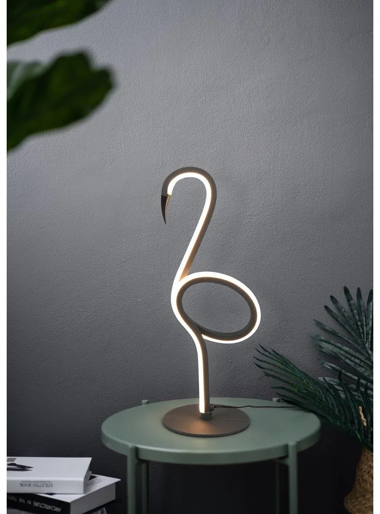 Veioză neagră LED (înălțime 35 cm) Ingo – Trio