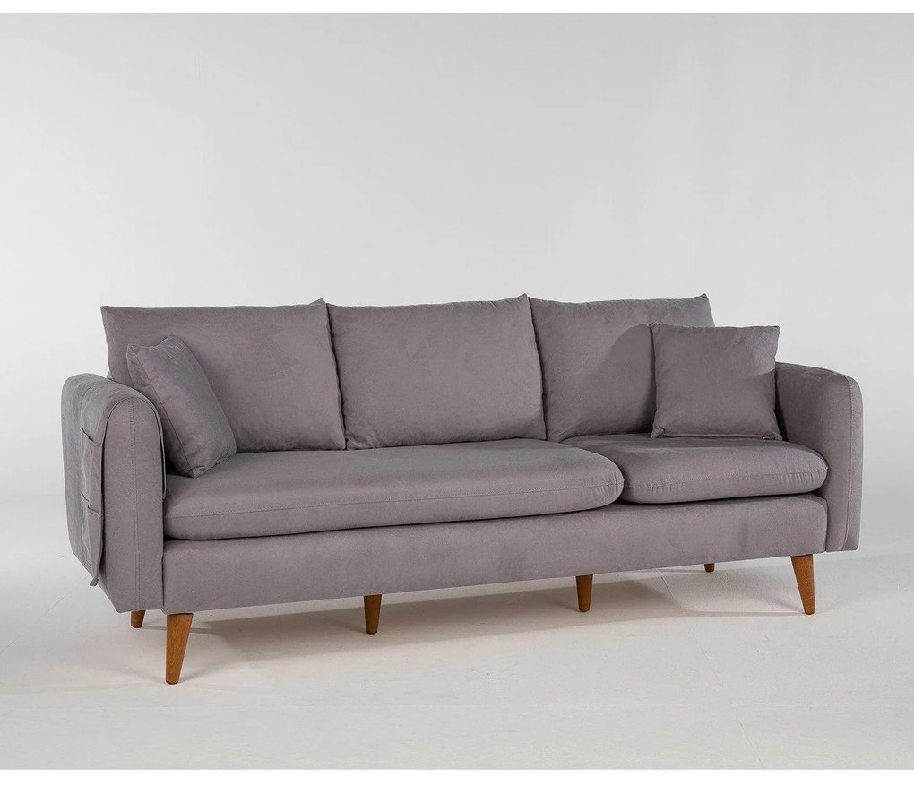 Canapea Fixa cu 3 locuri Eftal, 215 x 91 x 85 cm