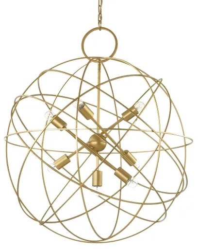 Ideal Lux - Candelabru suspendat cu lanț KONSE, 7x E27, 60 W, 230 V