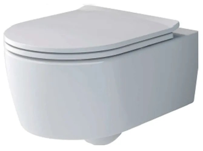 Set vas wc suspendat rimless cu capac soft close, Villeroy  Boch Soul, rezervor incastrat si clapeta Geberit