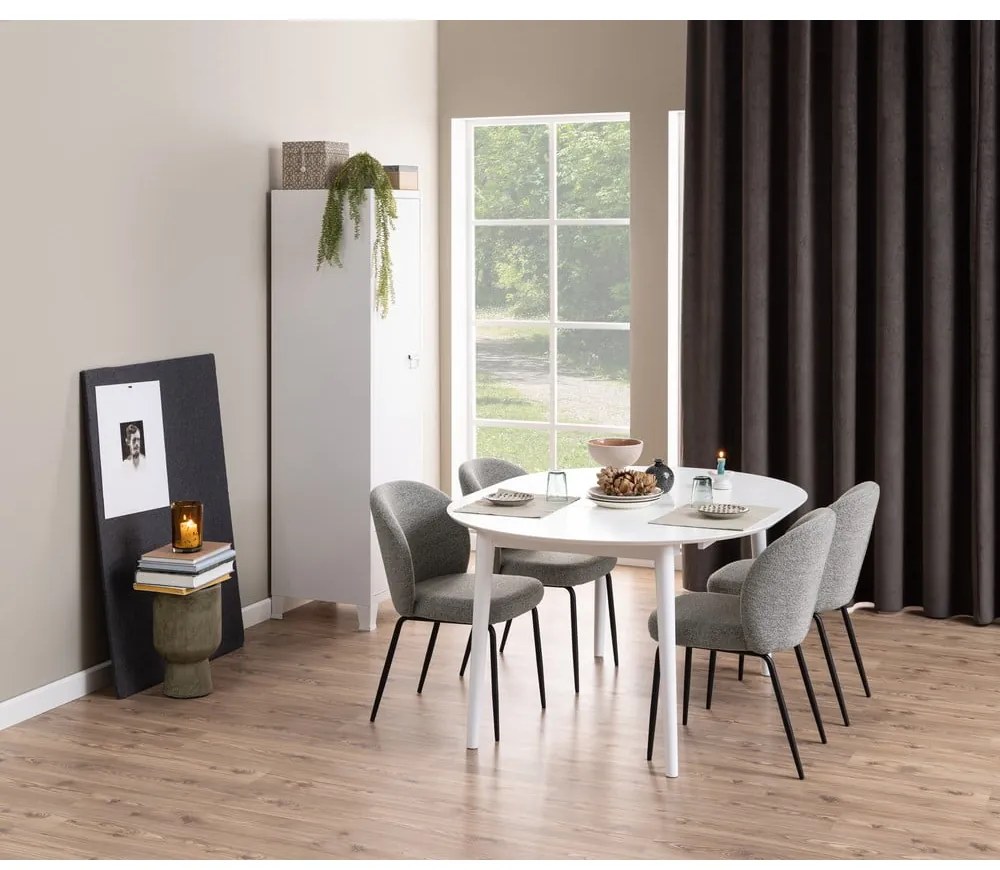 Scaune de sufragerie gri 2 buc. Patricia - Actona