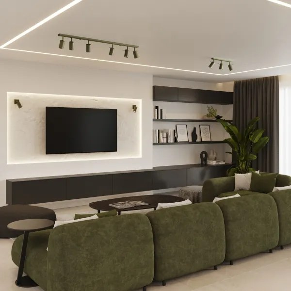 Spot de perete Sollux SL.1500 RING 1xGU10/10W/230V verde