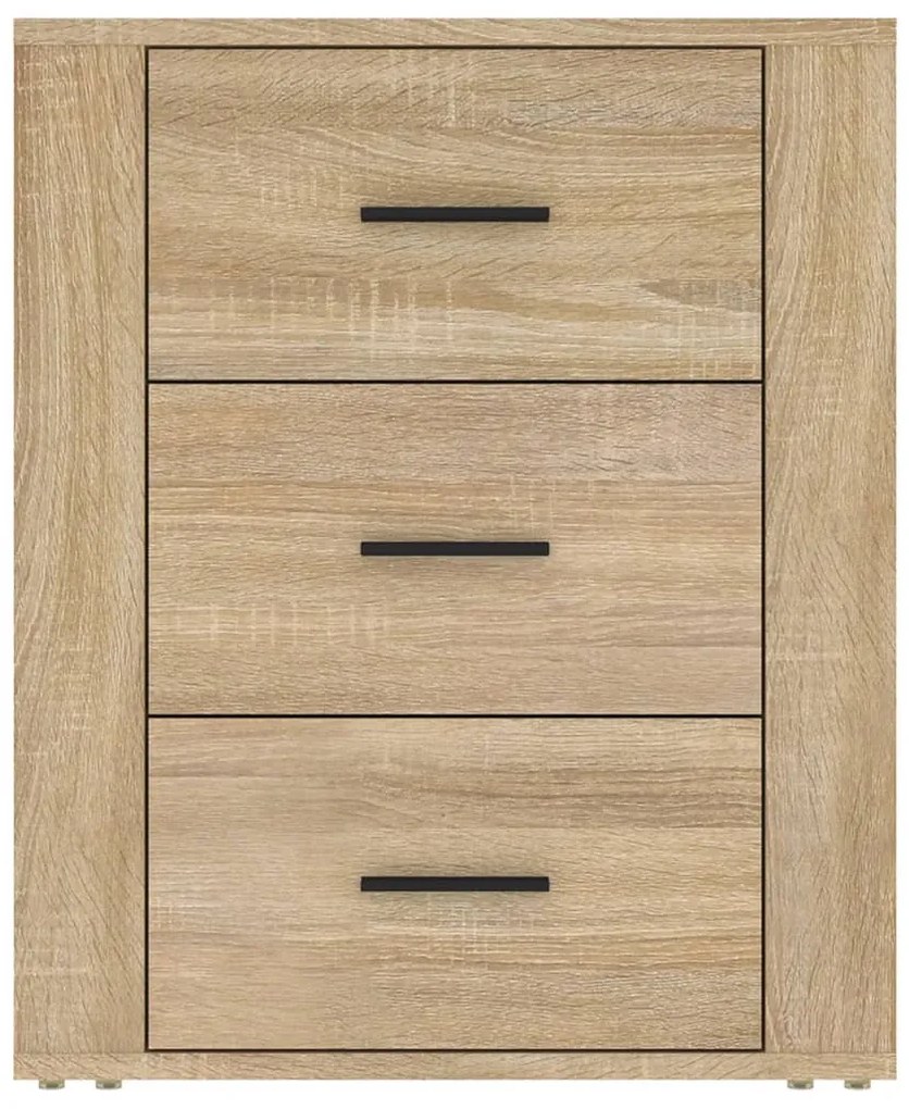 Noptiera, stejar sonoma, 50x36x60 cm, lemn prelucrat