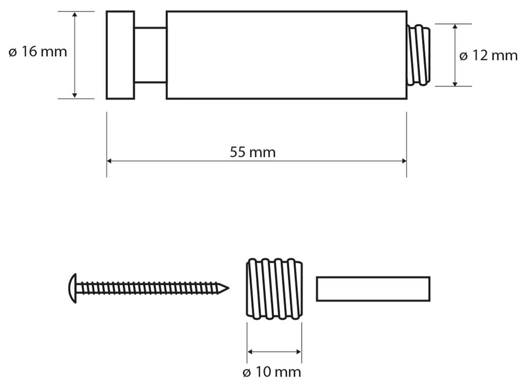 SAPHO XR213 X-Round 5 cm, argintiu