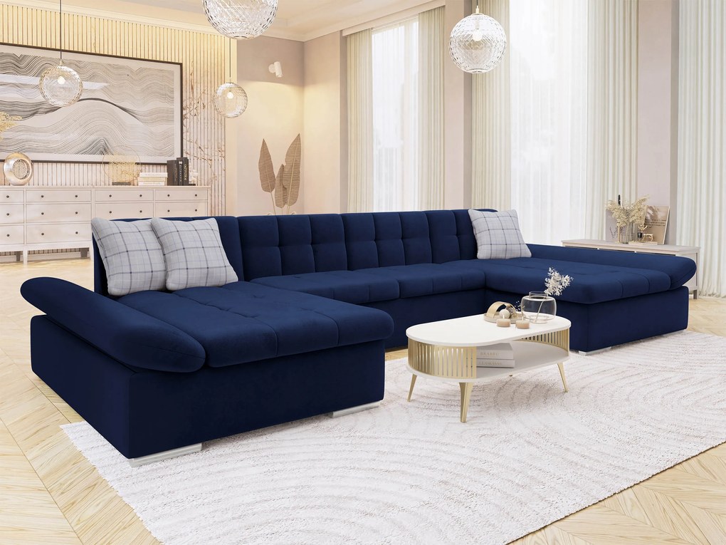 Canapea extensibilă Agnara (magic velvet 2216 + magic velvet 2216 + senegal 818). 1053622