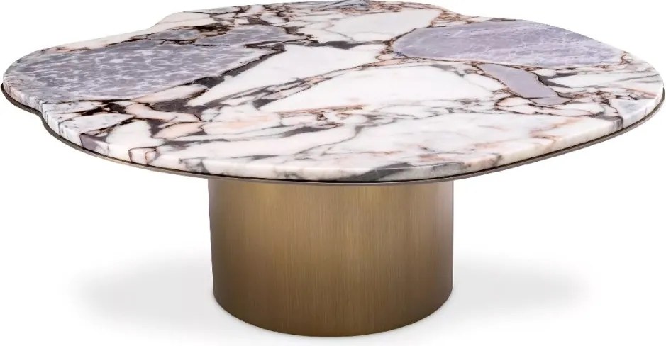 Masuta de cafea design LUX cu blat din marmura Shapiro