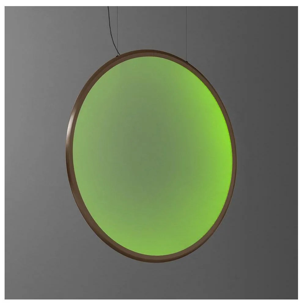 Lustră LED RGBW dimabilă pe cablu Artemide 1994360APP DISCOVERY LED/79W/230V bronz