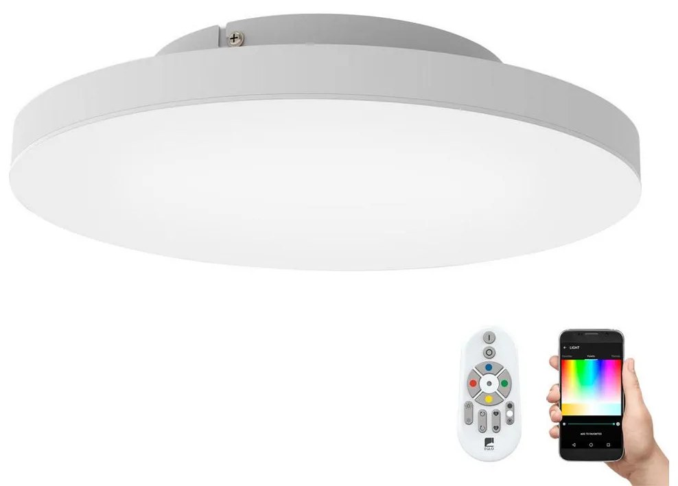Plafonieră LED RGB dimabilă TURCONA-C LED/20W/230V Eglo 99119 + telecomandă