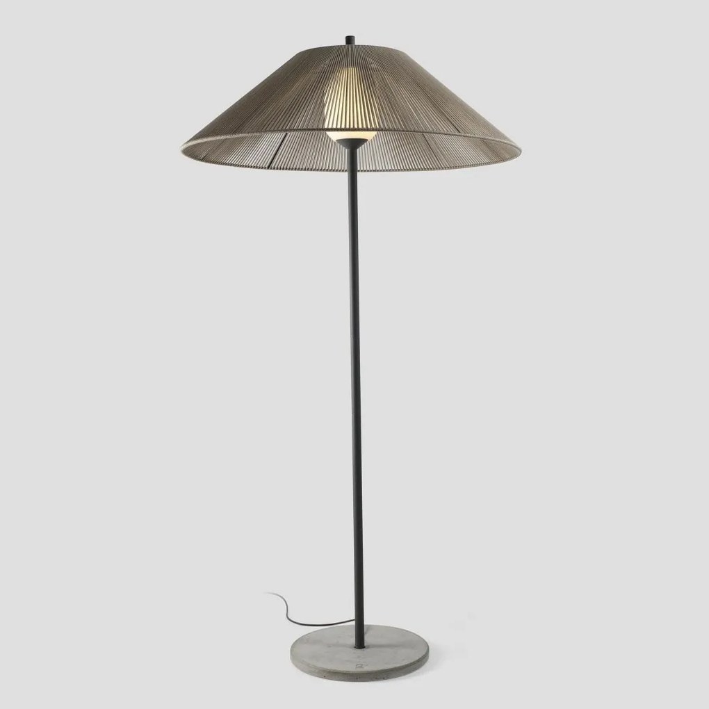 Lampa de podea iluminat exterior decorativ SAIGON 195/C100 gri/bej