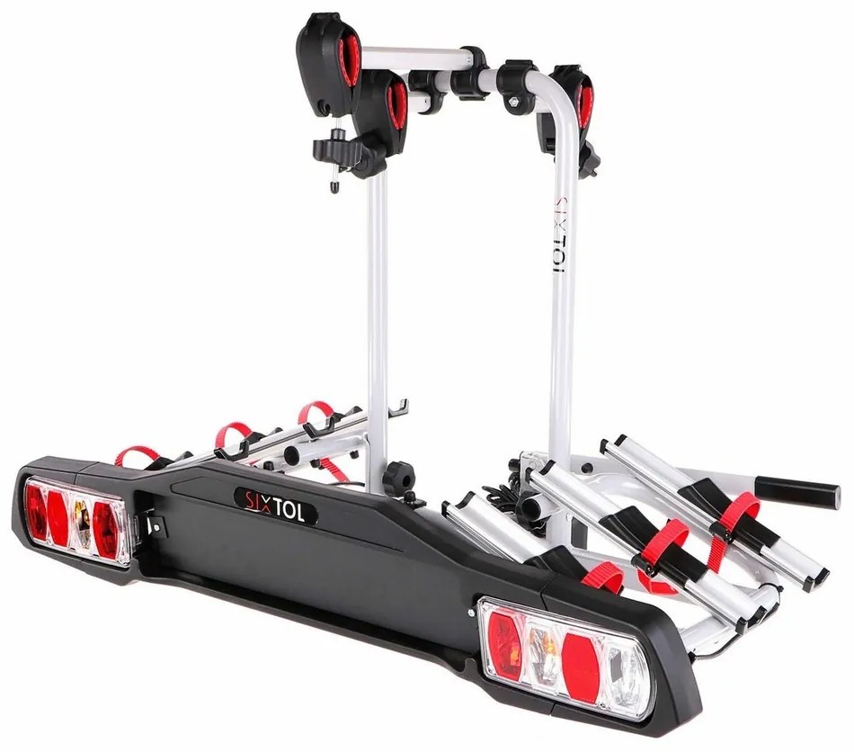 Suport de biciclete Sixtol BIKE 3 pentru cârlig de remorcare, 3 biciclete, M