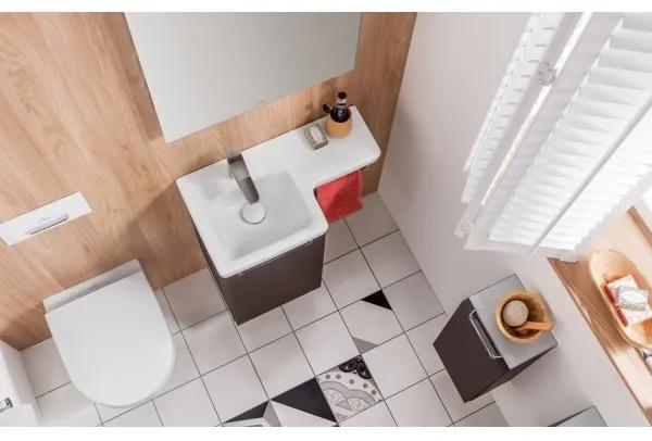 Vas WC rimless suspendat, compact, Villeroy&amp;Boch Subway 2.0, DirectFlush, 35.5x48cm, Alb Alpin, 5606R001