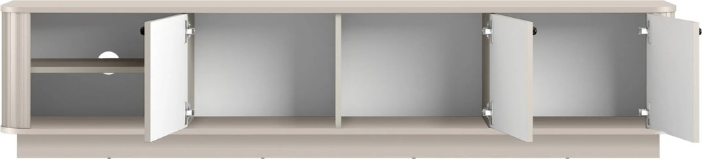 Comodă TV Vesper 3D 187 cm - cașmir / mânere negre