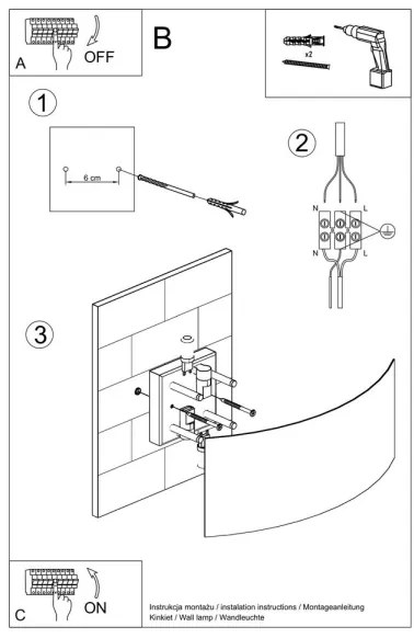 Aplică MAGNUS 2xG9/40W/230V neagră Sollux SL.0937