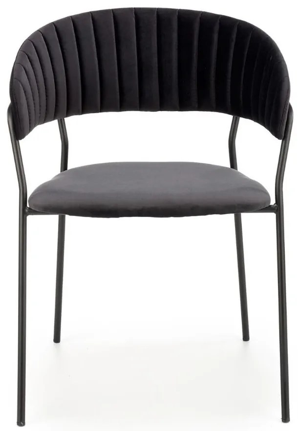 Scaun de bucaterie Rolland, negru