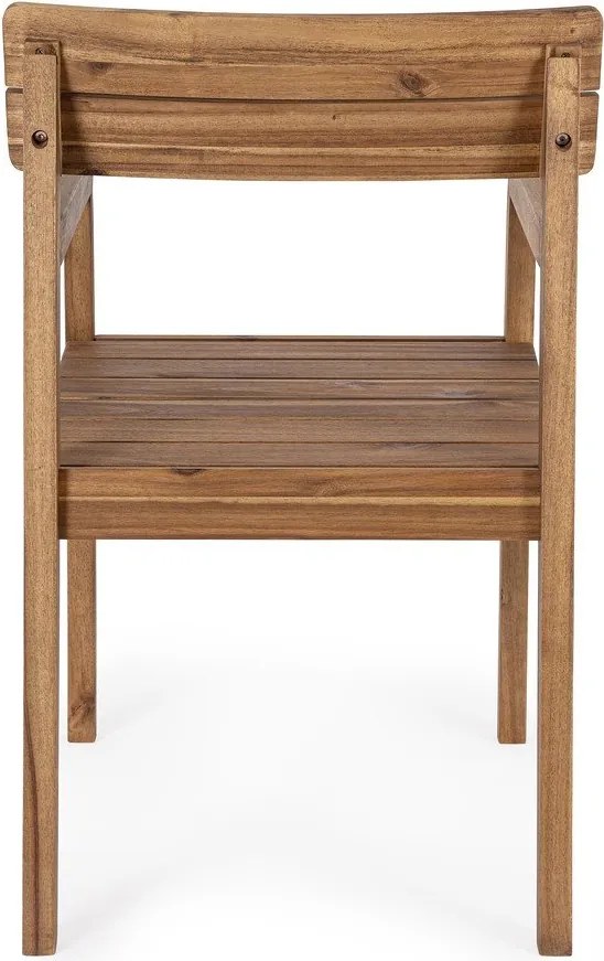 Scaun de grădină în culoare naturală din lemn masiv Rodano – Bizzotto