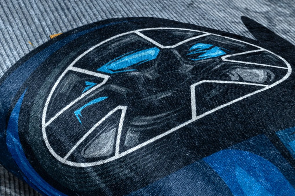 BAMBINO 41730 covor lavabil Mașină, cursă pentru copii anti-alunecare - gri / albastre