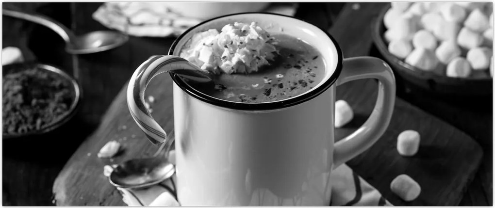 Tablou - Ciocolată caldă de Crăciun (120x50 cm)