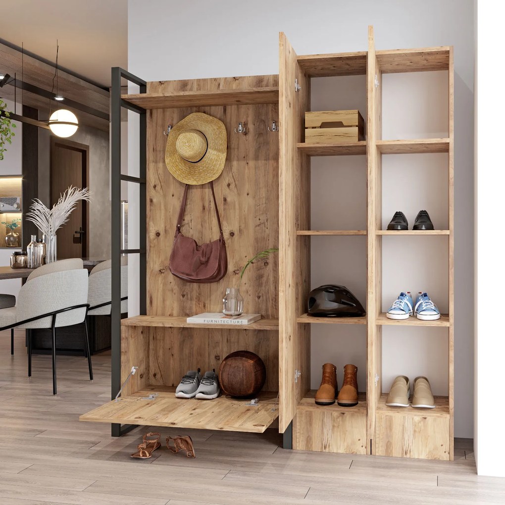 Set mobilier pentru hol Mike 17 (Pin atlantic). 1072604