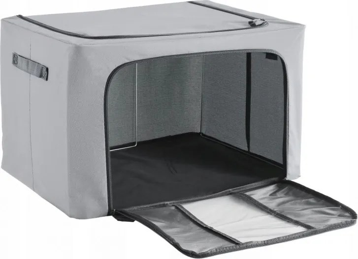 Organizator pentru lenjerie de pat TIDARO 39x40x49 cm, gri