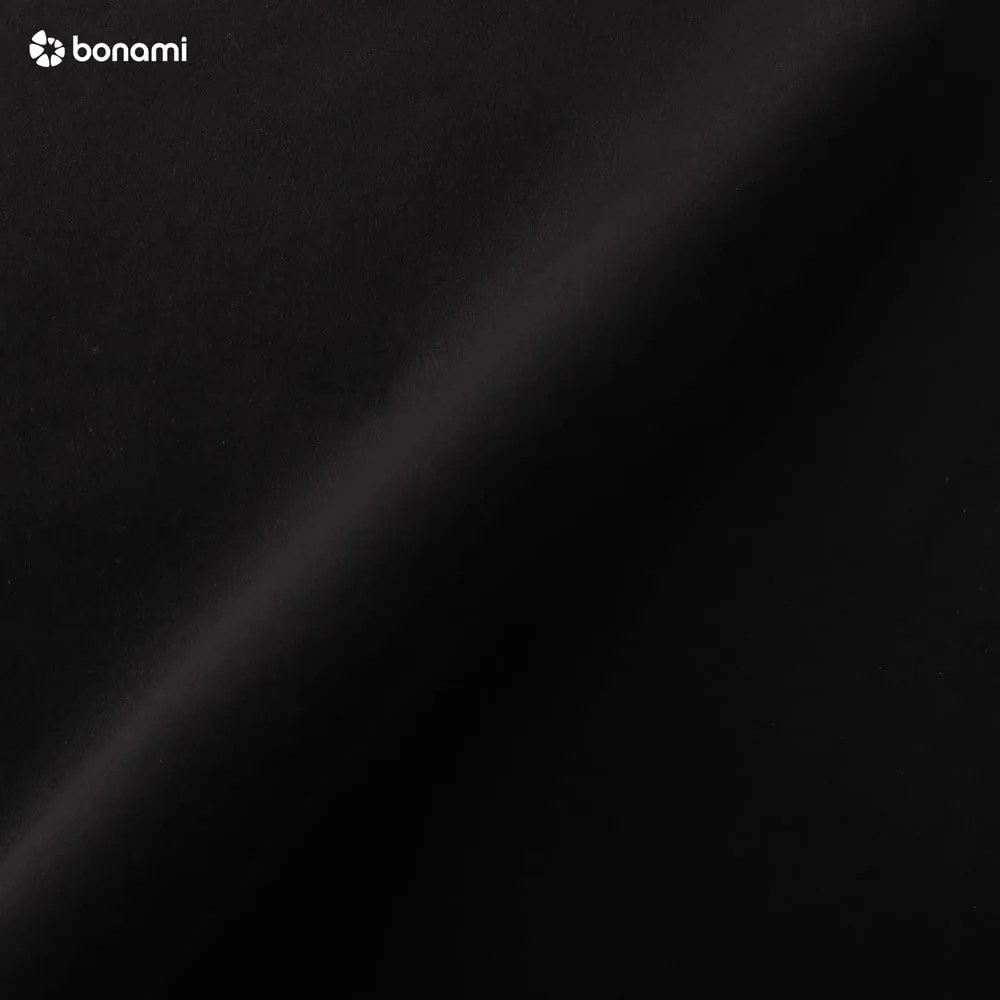 Taburet din catifea Milo Casa Santo, negru