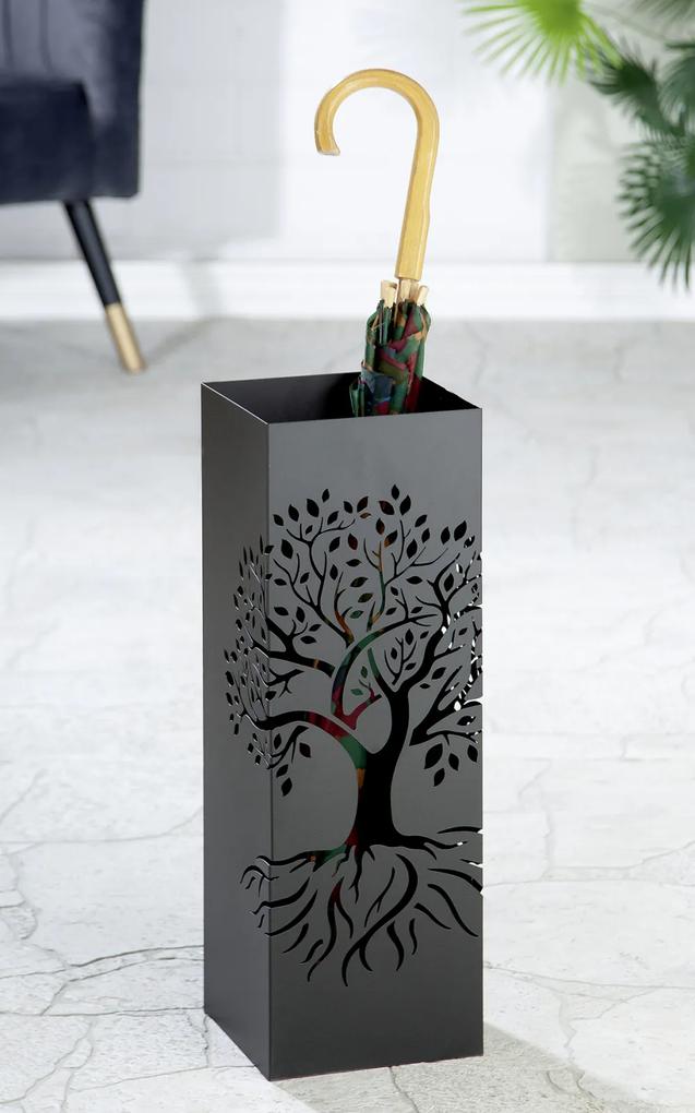Suport umbrela TREE OF LIFE, metal, 18x55x18 cm