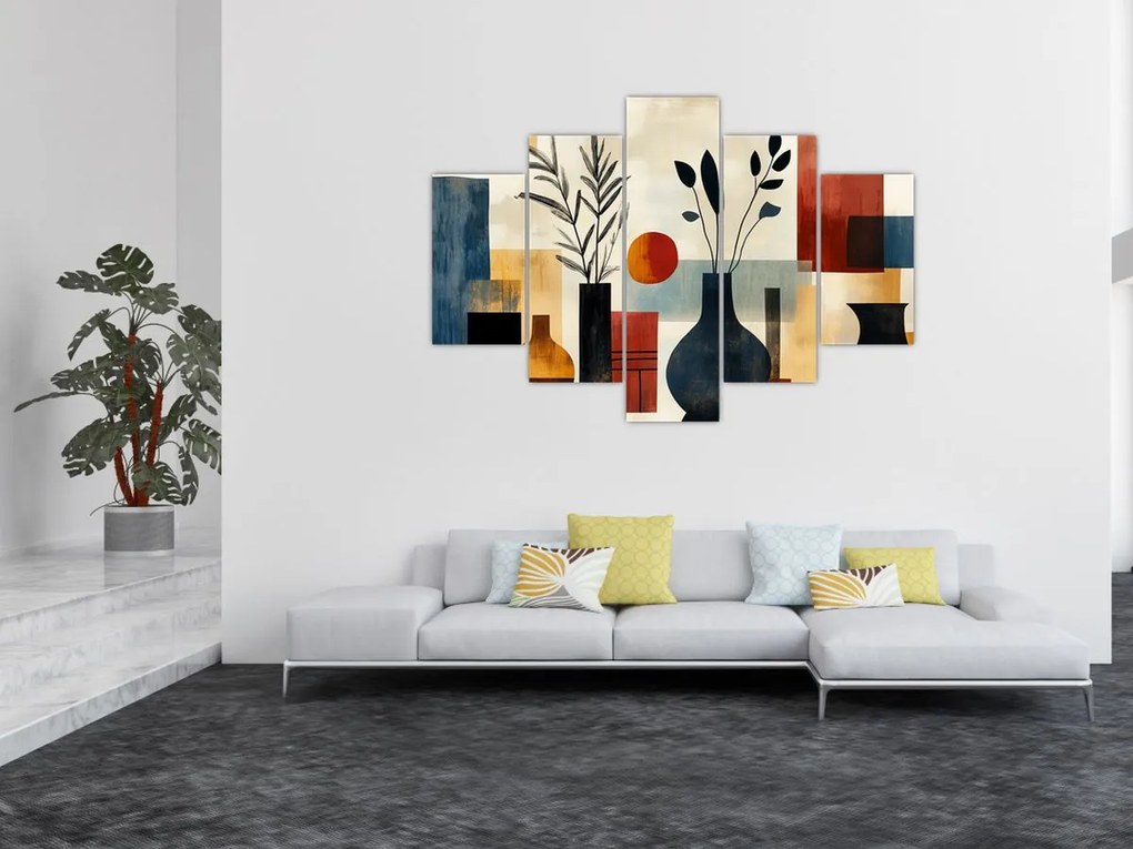 Tablou - Vaze cubiste (150x105 cm)