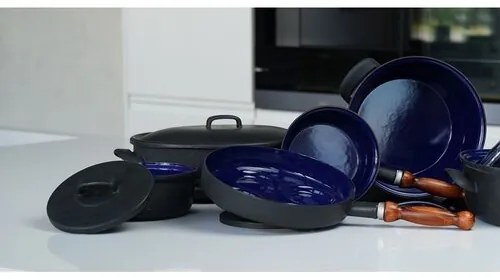 Cratiță emailată cu capac Sfinx BSE, 18 cm, 1,5 l, 1,5 l