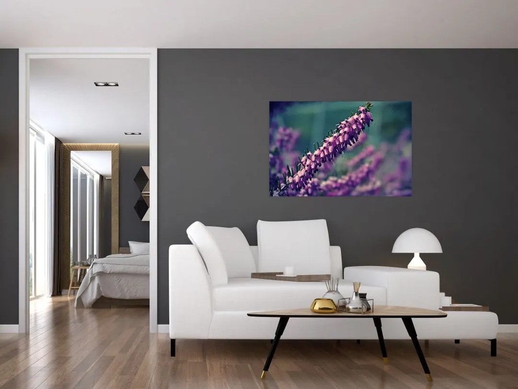 Tablou cu floare violetă (90x60 cm)