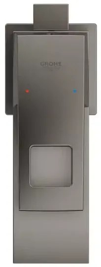 Baterie lavoar Grohe Eurocube S antracit periat Hard Graphite cu ventil Pop-Up