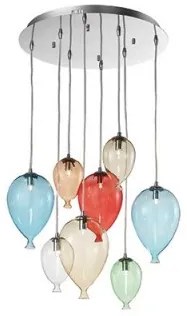 Suspensie moderna 8 becuri G9 CLOWN 100944 IDEAL LUX
