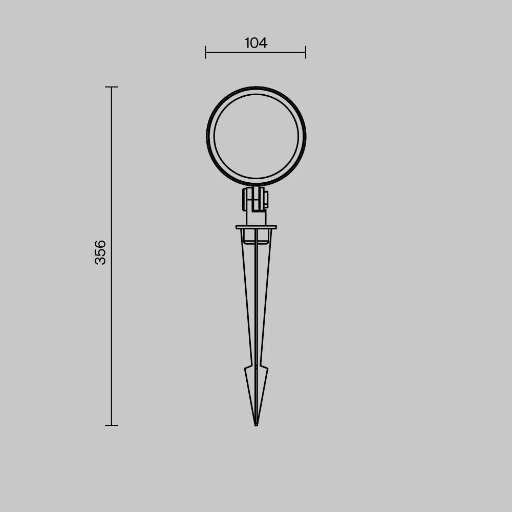 Proiector cu tarus pentru gradina IP65 LED Core