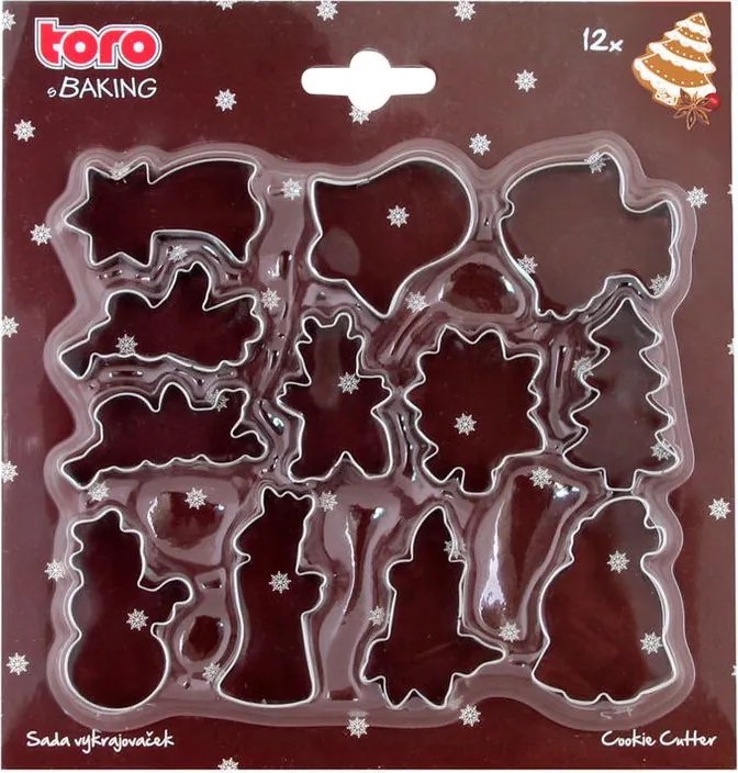 Toro TORO Set de decupatoare prăjituri de Crăciun 12 buc