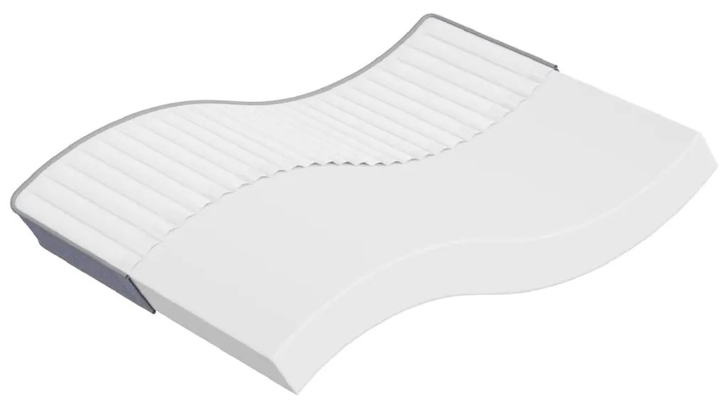 vidaXL Saltea din spumă, fermitate medie moale, 160x200 cm