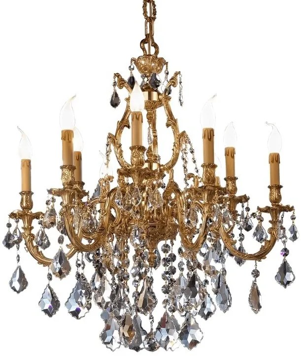 Candelabru 9 brate LUX cu cristale Scholer, Ashford