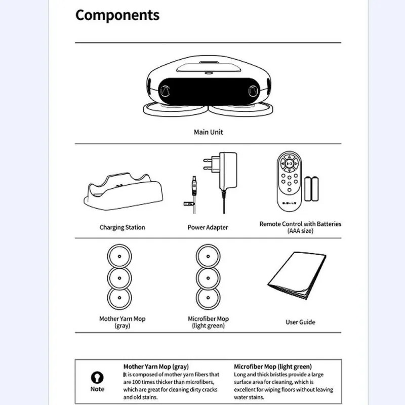 Robot curatare podele Everybot TS300, 27W, 300 ml, Umeda/uscata, Autonomie pana la 200 min, 6 moduri, Senzor anti-cadere/coliziune, Alb