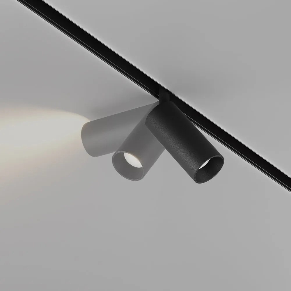 Spot LED, accesoriu pentru sina magnetica Exility, Focus LED negru 5W 4000K