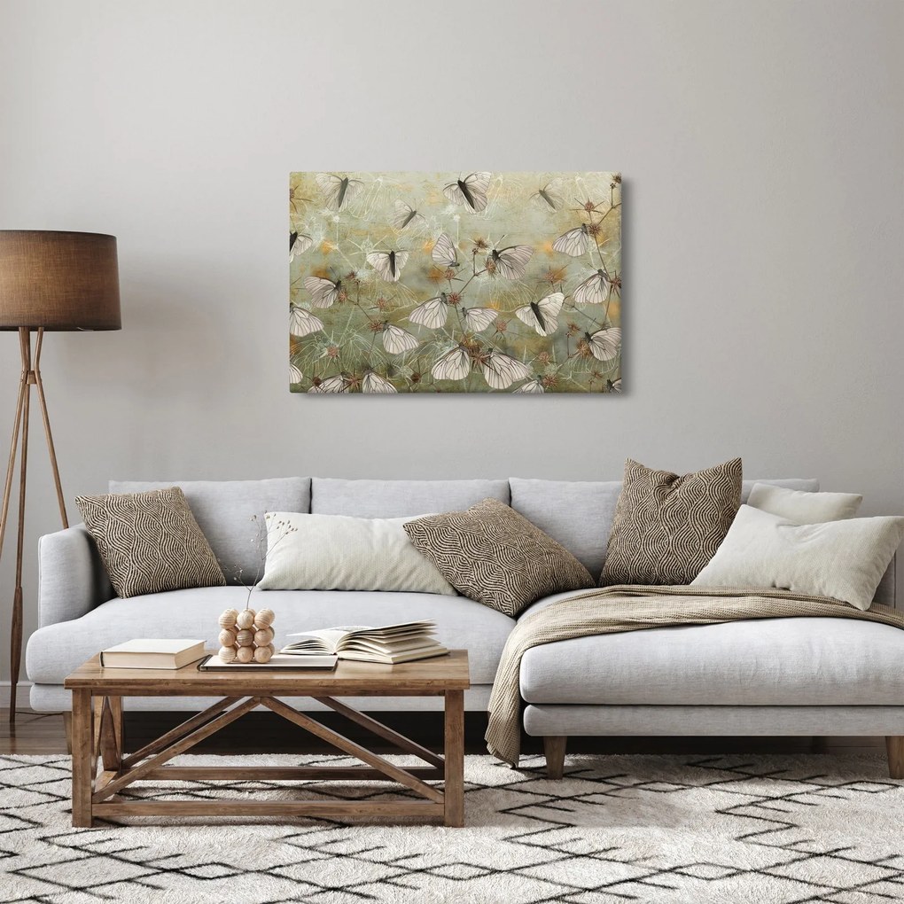 Tablou - Vintege fluturi (90x60 cm)