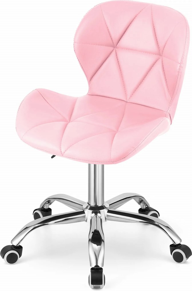 OFERTA Scaun de birou roz AVOLA din piele ecologica calitatea II