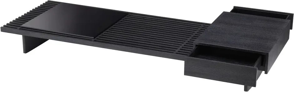 Masuta de cafea design LUX The Crest, negru 114926 HZ