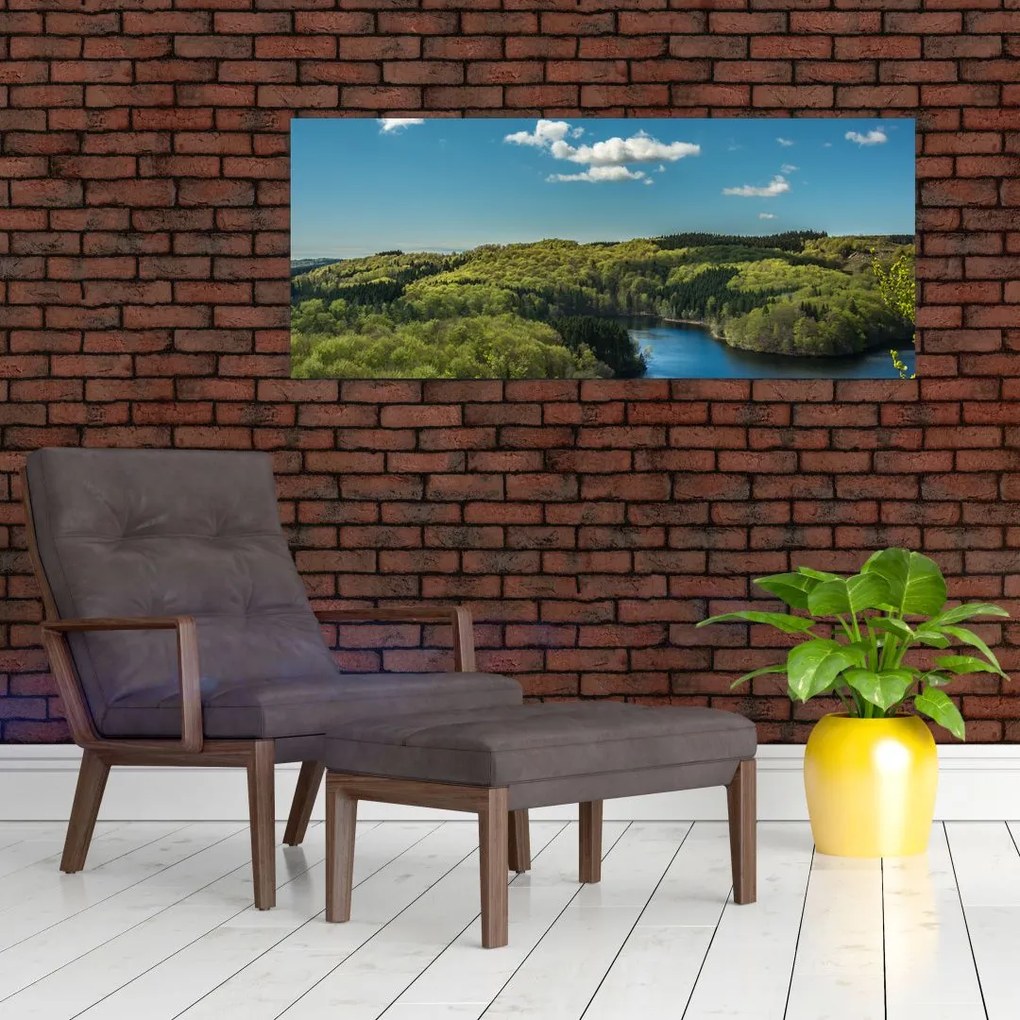 Tablou - Lac montan (120x50 cm)