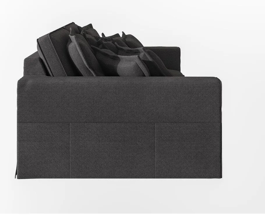 Canapea neagră 236 cm Nora – Ropez