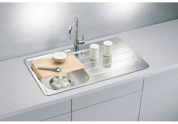 Chiuvetă de bucătărie ALVEUS 1065560 LINE 86x50 cm crom