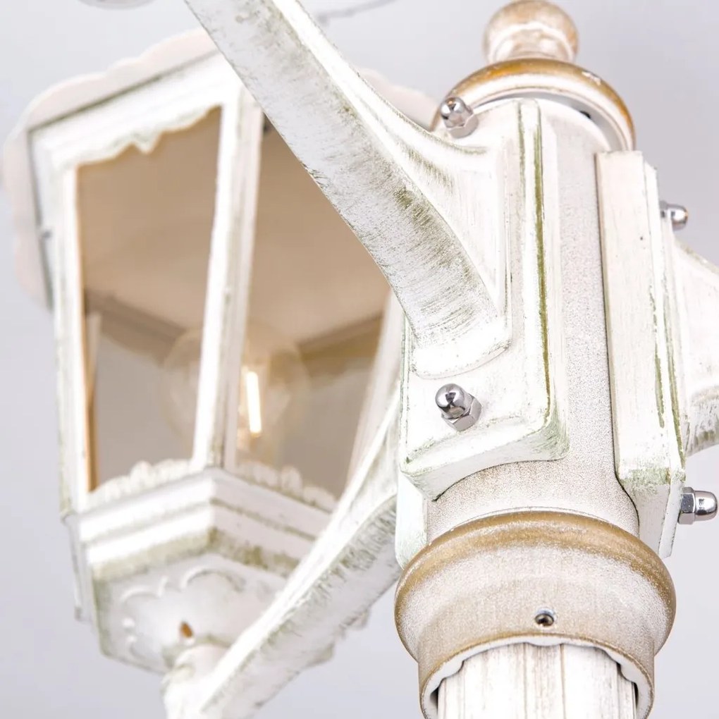 Stalp exterior stil clasic IP43 H255 Puchberg AL 11K/82579 weiß-gold/rauch OR