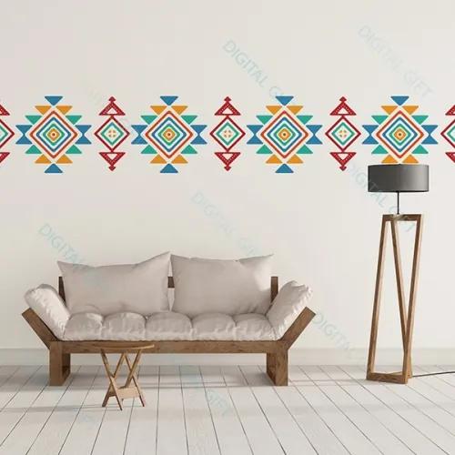 Sticker pentru perete - Motive traditionale 200x40 cm