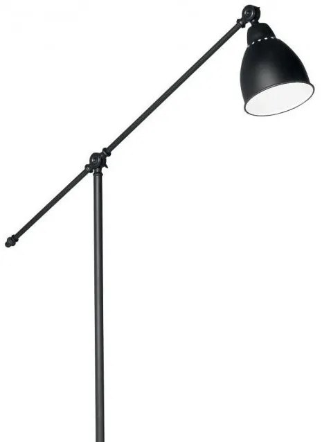 Lampadar, lampa de podea cu brat reglabil, finisaj negru, NEWTON PT1 003528