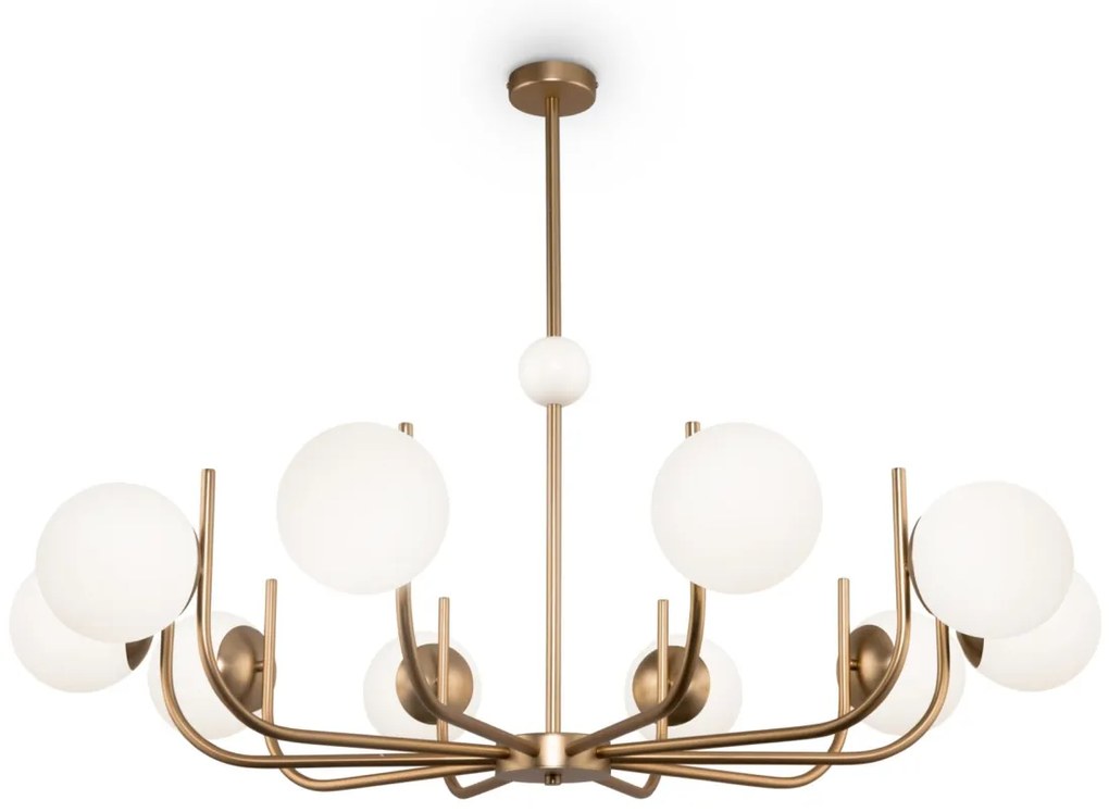 Lustra suspendata cu 10 brate design elegant Randez-Vous MYMOD109PL-10BS