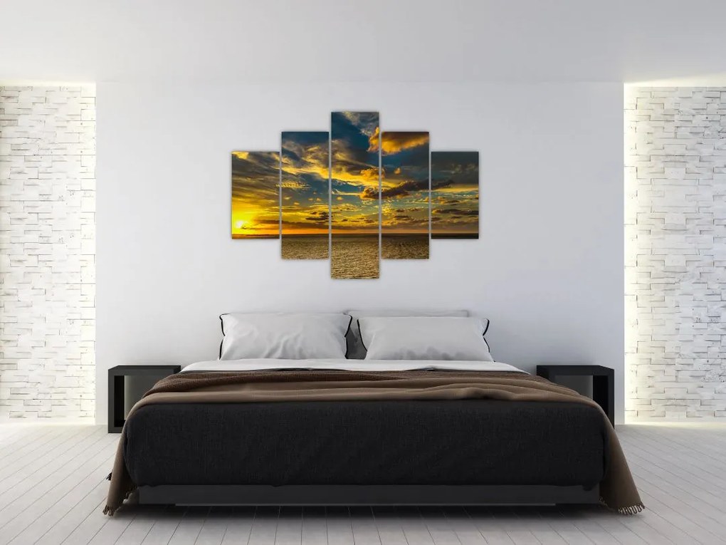 Apus de soare la mare (150x105 cm)