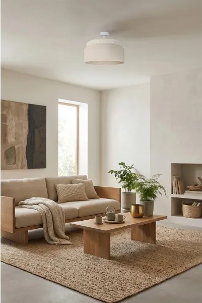 Brilagi - Lustră aplicată PADOVA, 1 x E27, 60 W, 230 V, Ø 40 cm, crem